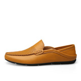 Casual Men Moccasins Shoes Genuine Leather Flat Loafers