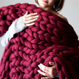 Handmade Chunky Knitted Blankets