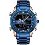 Luxury Waterproof LED Digital-Quartz Display Men's Watch