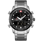 Luxury Waterproof LED Digital-Quartz Display Men's Watch