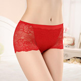 Women's Sexy Lace Transparent High Waist Bottom