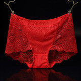 Women's Sexy Lace Transparent High Waist Bottom