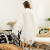 Embroidered Tassel Dress
