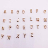 Tiny Gold Initial Letter Name Necklace for Women