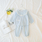 Girls Cotton Plaid Strawberry Night-track