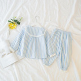 Girls Cotton Plaid Strawberry Night-track
