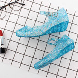 Girls High Heel Princess Shoes