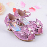 Girls High Heel Princess Shoes