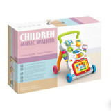 Baby Multifunctional Cartoon Trolley Walker With Music Sound
