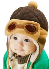 Very cute and warm children cap - Glasses design with earflap