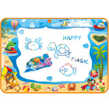 Kids Canvas Water Color Drawing Board and Mat With 2 Magic Pens