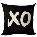 ISHOWTIENDA Pillow Case Nordic Deer Animal Heart