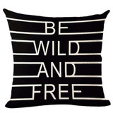 ISHOWTIENDA Pillow Case Nordic Deer Animal Heart