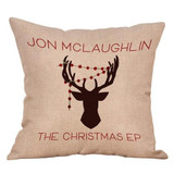 ISHOWTIENDA Pillow Case Nordic Deer Animal Heart