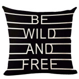 ISHOWTIENDA Pillow Case Nordic Deer Animal Heart