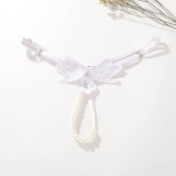 Female Erotic Lingerie Sexy Panties High Quality Underwear Lace G-string Briefs Pearls Thongs
