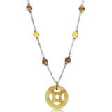 LOS027 Silver 925 Sterling Silver Necklace with