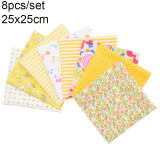 50pcs Assorted Floral Printed Cotton Cloth Sewing Quilting Fabric for Patchwork Needlework DIY Handmade Material 10X10cm Square