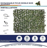 Expandable Faux Privacy Fence