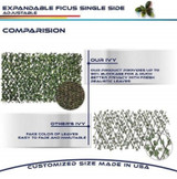 Expandable Faux Privacy Fence