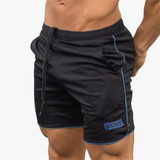 New Men Gyms Fitness Loose Shorts