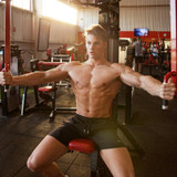 New Men Gyms Fitness Loose Shorts