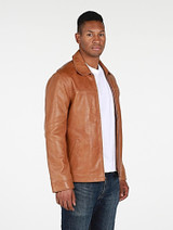 Abbyse Mens Leather Jacket Lambskin - New!