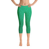 Mermaid Green Ombre  leggings, Capris and Shorts