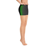 Mermaid Green to Black leggings, Capris, Shorts