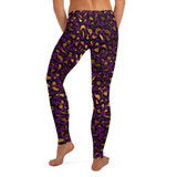 Purple Leopard Print Leggings