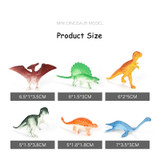 10pcs/lot Batch Mini Dinosaur Model