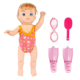 Electric waterproof swimming doll