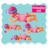 Electric waterproof swimming doll