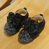 Bowknot Girls Flat Princess Shoes