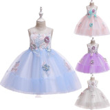 Floral Baby Girl Princess Dress
