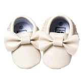First Walker Solid PU Leather Crib Shoes