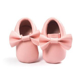 First Walker Solid PU Leather Crib Shoes