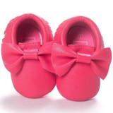 First Walker Solid PU Leather Crib Shoes