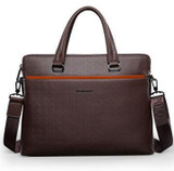 Young fashion  polo men briefcase pu leather business bag 14"  Crossbody laptop briefcase bag men's messenger travel bags