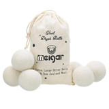Wool Dryer Balls Organic 6 Pack From New Zealand by KiwiSheep