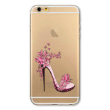 New Arrival Soft TPU Ultra thin Transparent Phone Cases for iPhone 5 5S Cute Animals Colored Painted