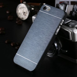 High Quality !! New Luxury Aluminum Metal Brush Case For iphone 5 5S 5G Hard Phone Back Cover Motomo Logo SGS03883