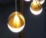 Long Nordic Demi-Orbs LED Chandelier