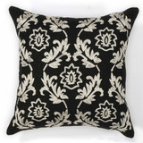 18" x 18" Cotton Black/White Pillow