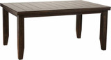 42" X 48-66" Espresso Dining Table