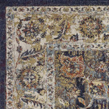 5'3"X 7'7" Polypropelene Navy Area Rug