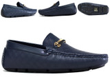Gold Bar Loafer Navy