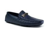 Gold Bar Loafer Navy