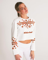 Fashion Women's Wakerlook Cropped Sweatshirt