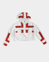 Fashion Wakerlook Women's Cropped Windbreaker